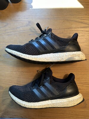 Adidas UltraBoost Shoes Sneakers Sz 8 Black BB3910 Running  display picture 1