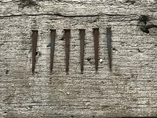 Coffin Nails, Wicca, Witchcraft Supplies, Pagan. Set of 6