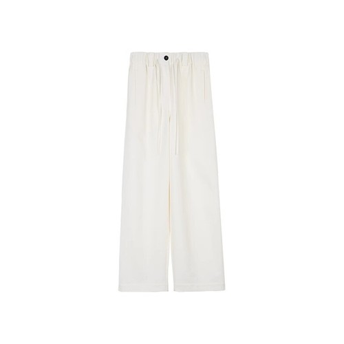 Womens THE ROW Spring New Hollow Loose Lace-Up Straight Pants - Picture 18 of 20