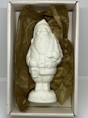 Vintage Pfaltzgraff Bisque China Old World SANTA CLAUS Christmas ...