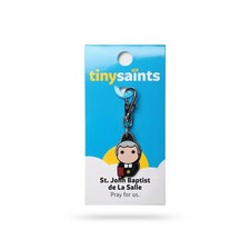 Tiny Saints St. John Baptist De La Salle  CHARM-  Bracelets Backpacks Gifts NEW
