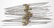 25 Pcs - 1/4 Watt - 5 - Carbon Comp Resistors / 7.5 Ohm