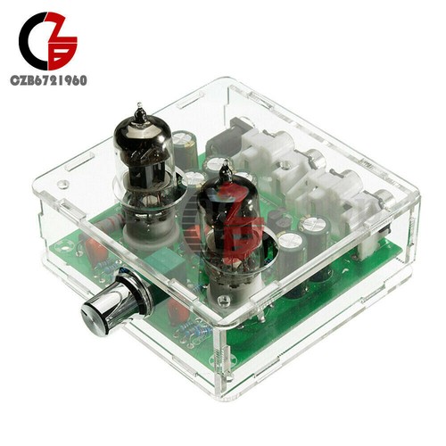 6J1 AC12V Valve Pre-amp Tube PreAmplifier Board Headphone Amplifier Acrylic Case - Picture 35 of 54