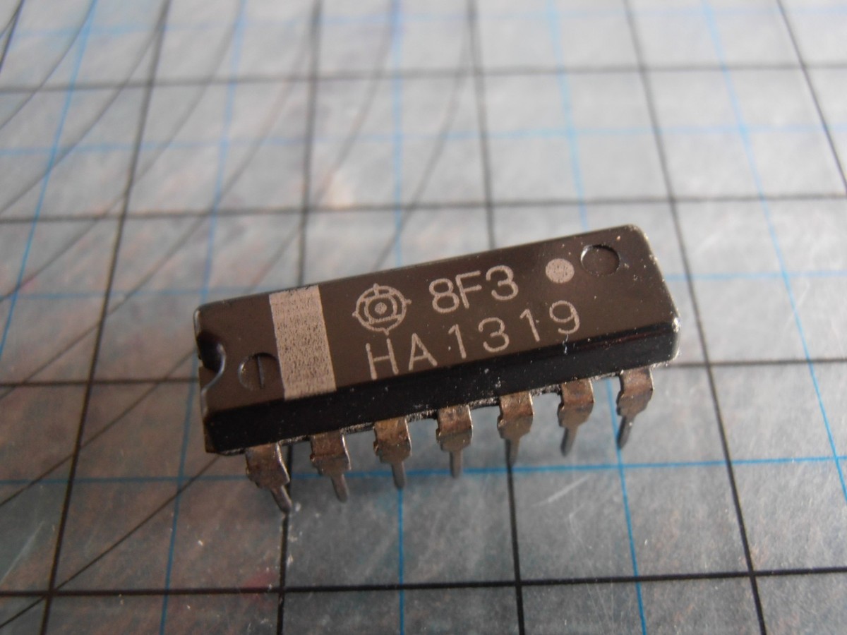 HA1319 Audio amp for tape recorder (= ECG1043, NTE1043 HA1319 Audio amp for tape recorder (= ECG1043, NTE1043