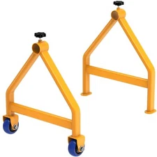 Wire Spool Rack Portable Cable Caddy Steel Fully welded Wire Rack Dispenser f...