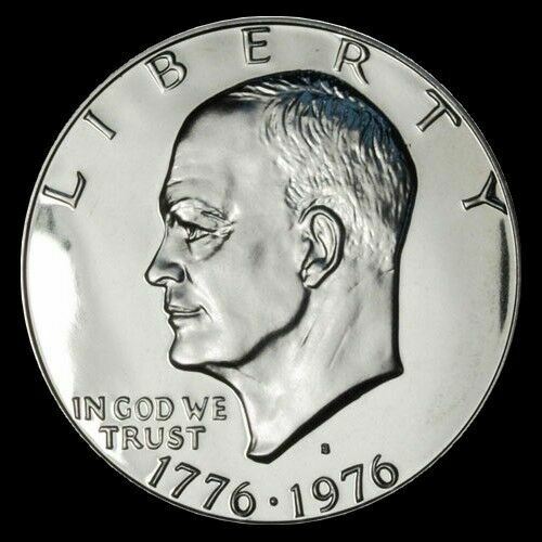 1976 S Eisenhower Dollar Gem Cameo PROOF 40% Silver US Mint