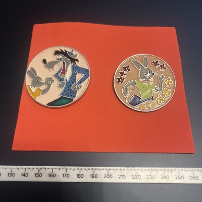 Cartoons,,Nu Pogodi,,Abzeichen Sammlung-Der Wolf und der Hase