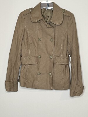 DIVIDED by H&M women s coat brown size 10