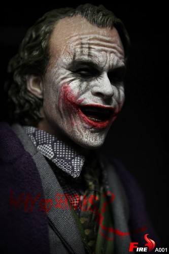 FIRE A001 1/6 Abrigo Púrpura Versión JOKER Doble - Headsculp + Paquete de Accesorios - Imagen 10 de 12