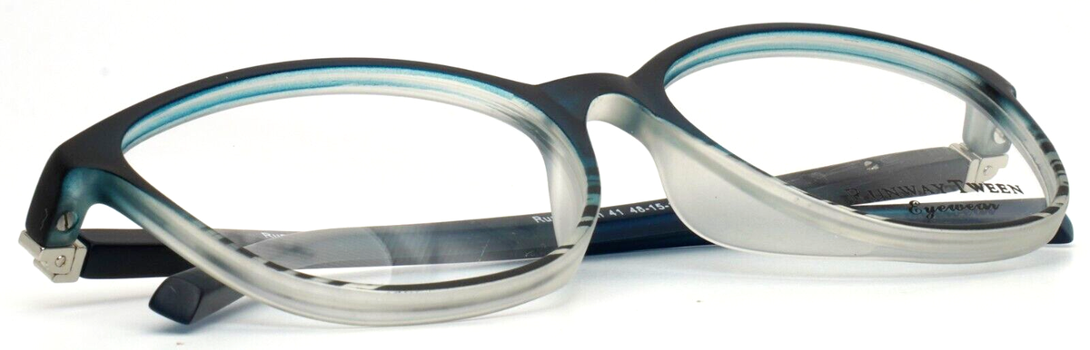 New Designer Inspired Runway Tween #41 Blue Fade Eyeglasses 48mm with Case Runway Tween 41 main image 3