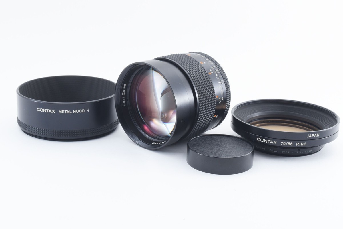 コンタックス Contax Carl Zeiss Planar 85mm 1.4 NEAR MINT] Contax Carl Zeiss Planar 85mm 1.4 T From JAPAN | eBay