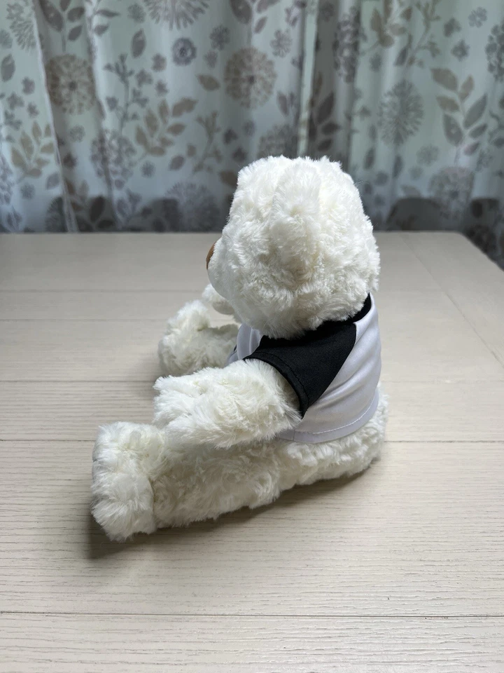 Vintage 2001 The Bear Factory White Bear Soft Plush Animal 10” - Image 2 of 4