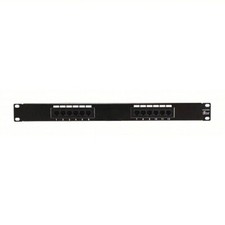 MONOPRICE Patch Panel: 6, Flat, Flat, Steel, ...
