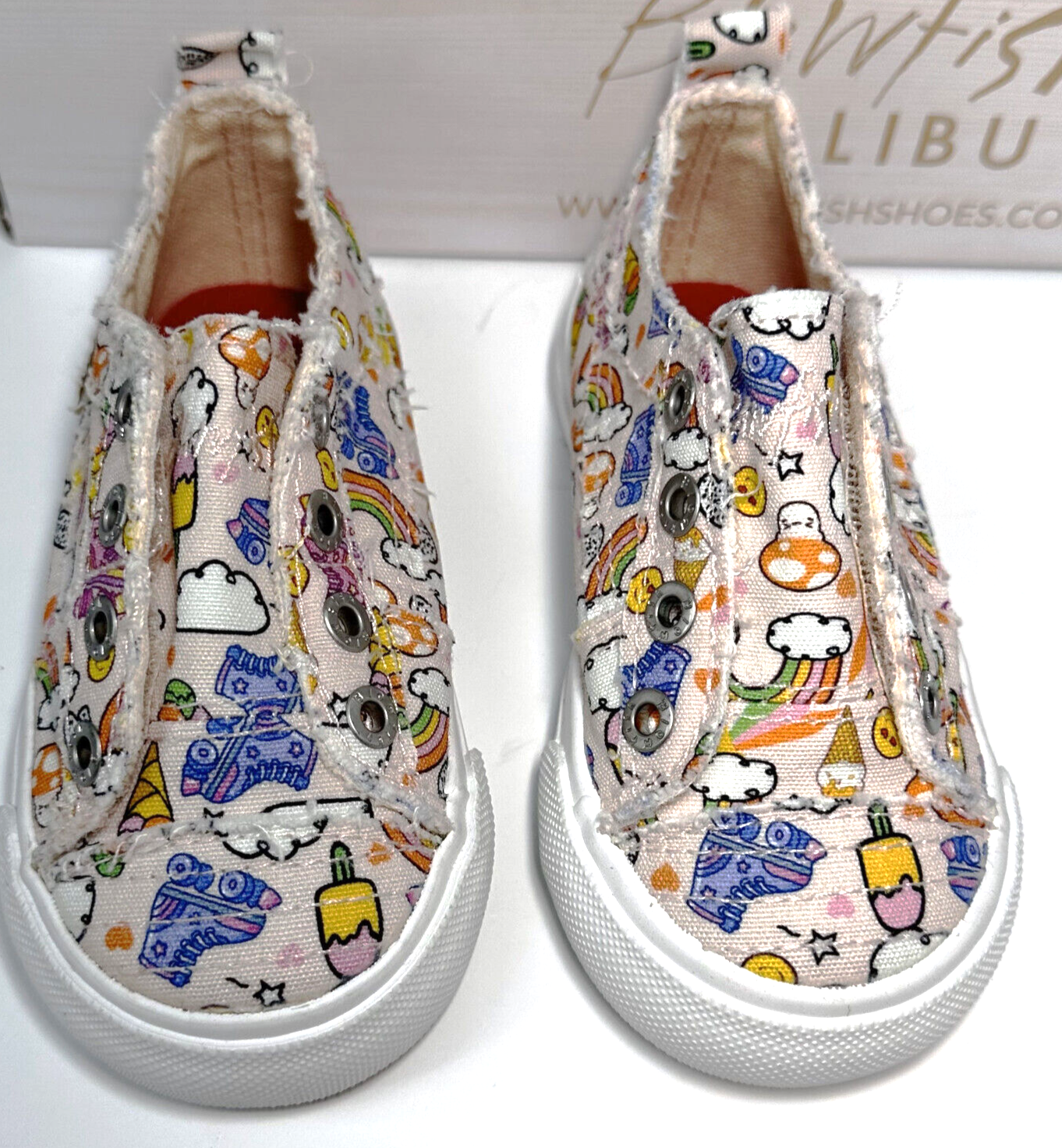 SAOLA Sneakers casual slip on Blowfish Malibu bambino bambina taglia 6 NUOVE