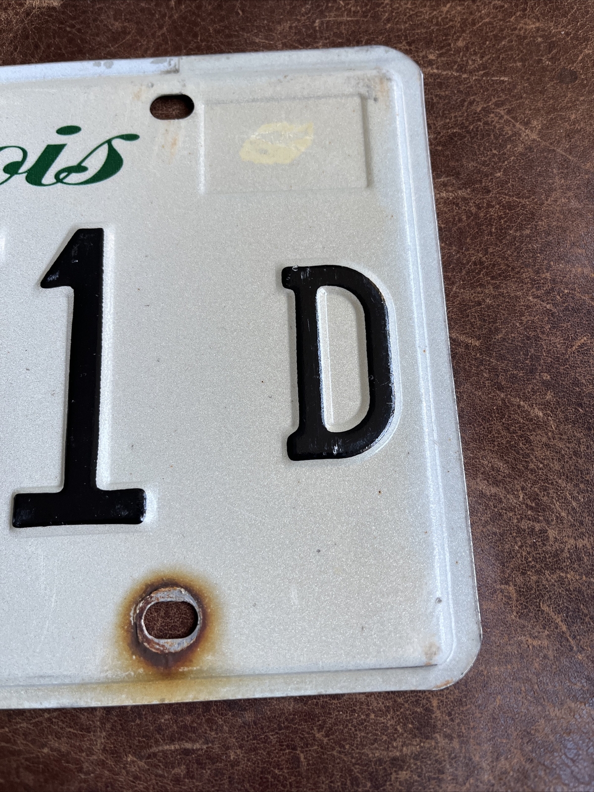 Illinois DEALER License Plate. CAR DEALERSHIP TAG 134451 Abe Lincoln