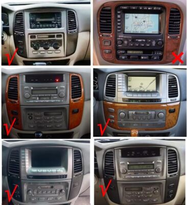 Android 14 Head Unit For Lexus LX470 2002-2007 For Toyota Land Cruiser LC100 GPS