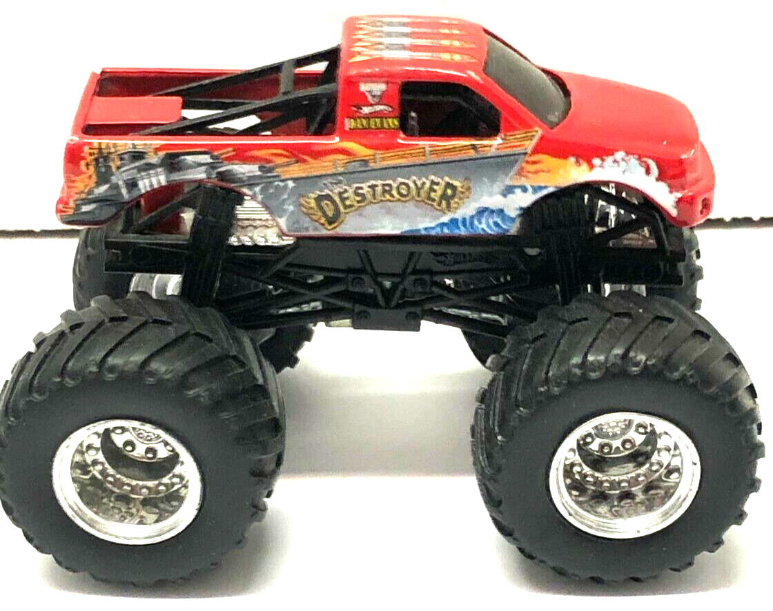 Hot Wheels Monster Jam DESTROYER Monster Truck 1:64 metal base | eBay