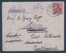 DR 10 Pf Germania,Irrläufer Laubegast - Fulpmes,Tirol,Österreich,Meran,Sölden ?
