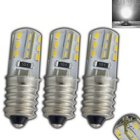 3X E14 Led 1,5 Watt 230V Tageslichtweiß Kaltweiß Lampe Leuchtmittel KüHlschrank