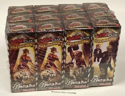 Horrorclix Freakshow Booster Pack Brick NEW WZK0682 WizKids