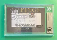 2018 HA KINGS 2 CAL RIPKEN JR. CUT AUTO SIGNATURE 1/2 BECKETT AUTHENTIC ORIOLES