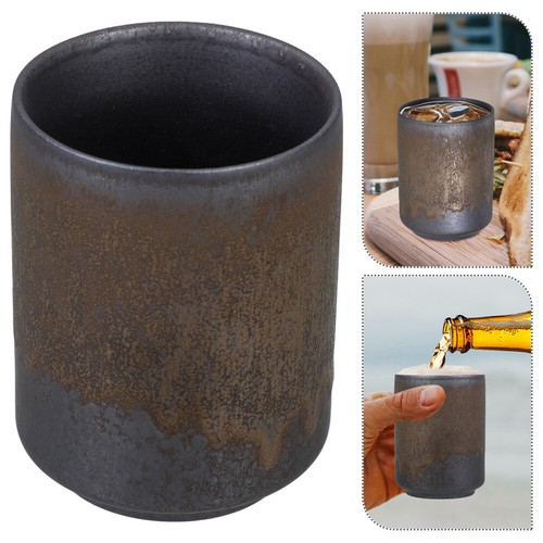 Tazza da tè retrò dorata viaggio papà tazza giapponese grande vintage - Foto 14 di 24