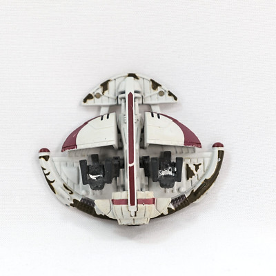 Preowned Star Wars Titanium Swamp Speeder Die Cast Vehicle 2005 Parts
