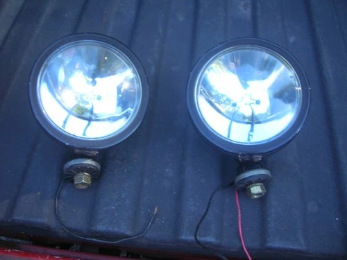 KC  Black 6" Round Driving / Spot Lights