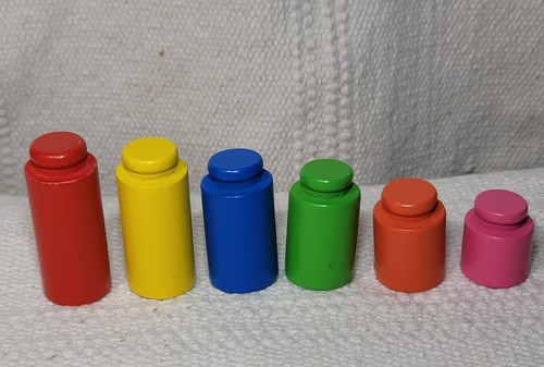 Replacement Pegs/Parts For Montessori Wooden Balance Beam Scale Toy - Picture 1 of 4