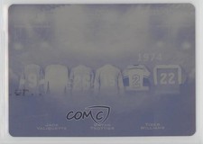 2017 Leaf ITG Used Printing Plate Cyan 1/1 Clark Gillies Jack Valiquette HOF 2b2