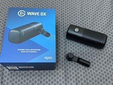 Elgato WAVE DX Dynamic Microphone Black Noise Cancelling Used
