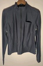 Cherokee Form Full Zip 3 Pocket Scrub Jacket S Gray 360 Stretch Medical Nursing
