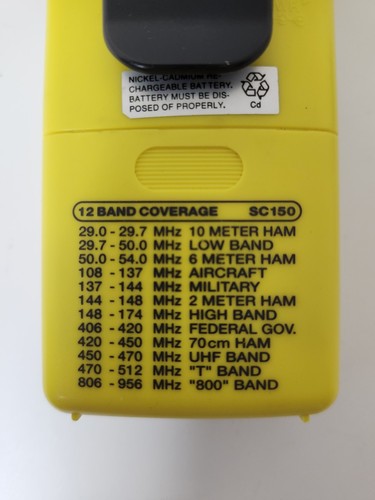 Uniden Bearcat Sportcat SC150 100 Channel Radio Scanner Adaptor/Charger - Zdjęcie 16 z 20