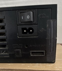 Sony PlayStation 2 SCPH-30001 NTSC Black Console with Two Controllers