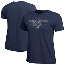 Women's Champion  Navy Navy Midshipmen Lifestyle T-Shirt