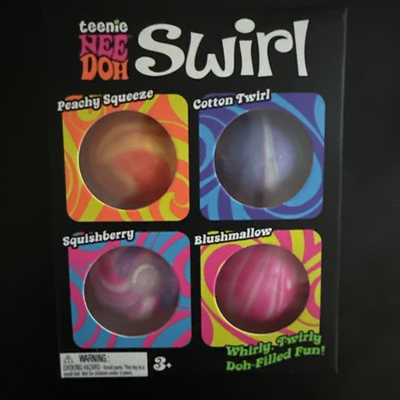 #ad #ad NeeDoh Teenie Swirl 4 Pack Satisfying Rare Multi Color. Same day ship $21.00