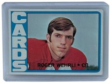 Roger Wehrli 1972 Topps Football Card Arizona Cardinals CB Excellent #59