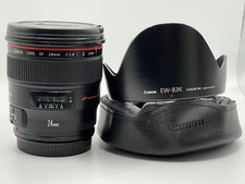 CANON EF 24mm 1:1.4 L USM II LENS - E F 24 mm f/1.4L MK 2 - BELOw-AVERAGE