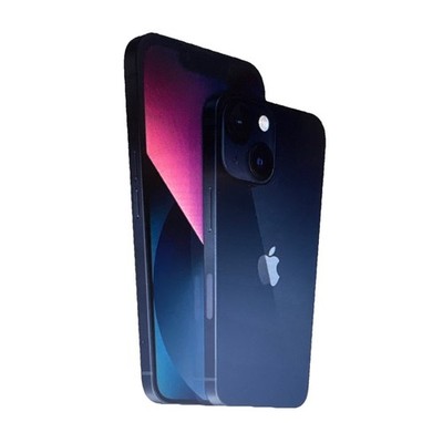 Apple iPhone 13 Black Bar Smartphone Dual Camera Front and Back