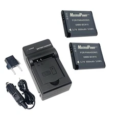 MaximalPower Battery+Charger For Panasonic DMW-BCN10 Lumix DMC-LF1 LF1K LF1W