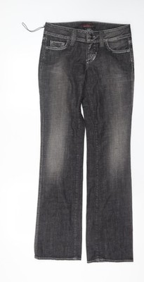 Guess Damen Jeans Grau Bootcut Stretch Denim Größe 29