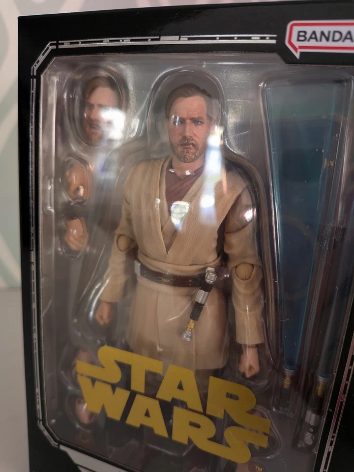 S.H.Figuarts Obi-Wan Kenobi Classic Ver. Star Wars Episódio 3 Bandai Japão Novo - Imagem 4 de 4