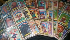 Vintage GARBAGE PAIL KID (GPK) CARDS From 1980's.  14 Pages Full Front/Back Rare
