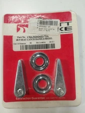 1968-1969 Mustang Bronco Bucket Seat Latch Handel Bezel Set, Scott Drake AFTERM