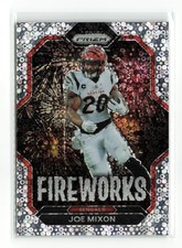 2022 PANINI PRIZM FIREWORKS JOE MIXON #F-11 NO HUDDLE BENGALS