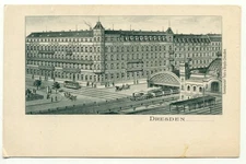 Germany Dresden H. Schnelle Grand Union Hotel Postcard
