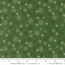 Snow Flurry in Evergreen Holiday Cheer Moda