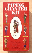 Piping Chanter Kit Circa 1998 Bagpipes Of Caledonia Scotland Highlander Music