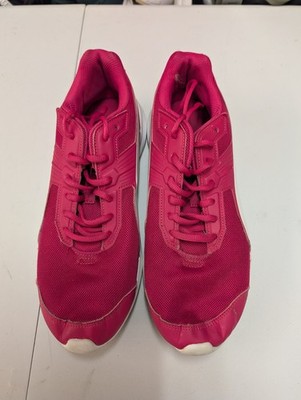 Puma Mens Soft foam Confort Shoes Low Top Size UK 11 Vibrant Pink Nice Condition