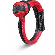 Bubba Rope 176745Prorb 7/16" Gator-Jaw Pro Red/Black Synthetic Shackle